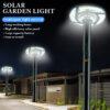 360° Solar Powered UFO Garden Light With RGB Ring 15W_7