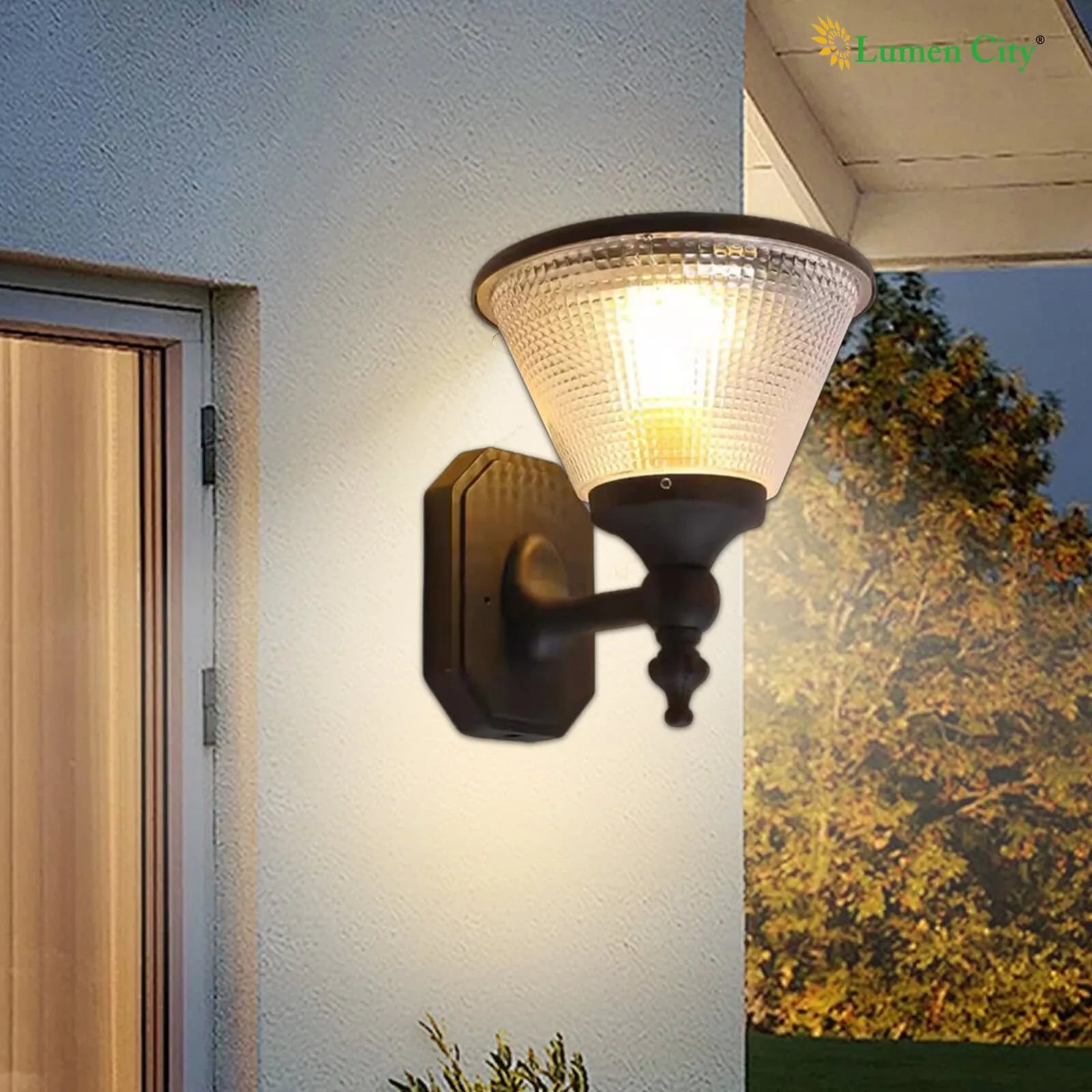 Solar LED Wall Light – Classic Sconce | IP65 | 8-12Hr - Image 6