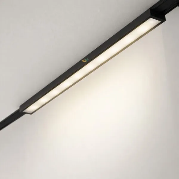 LED linear ceiling light fixture for modern interior lighting.