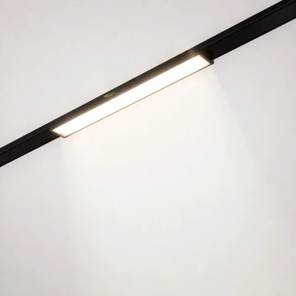 LED linear ceiling light fixture providing modern illumination.