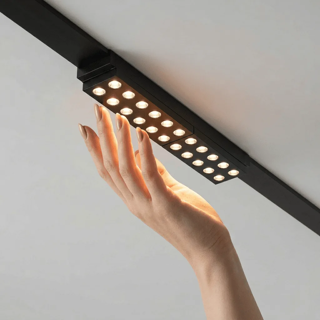 Magnetic Grill Light Installed on Track