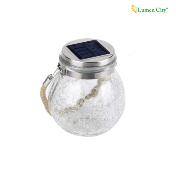 Solar Garden Light - Outdoor Lantern Hanging Jar Lights (Pack of 2) Waterproof