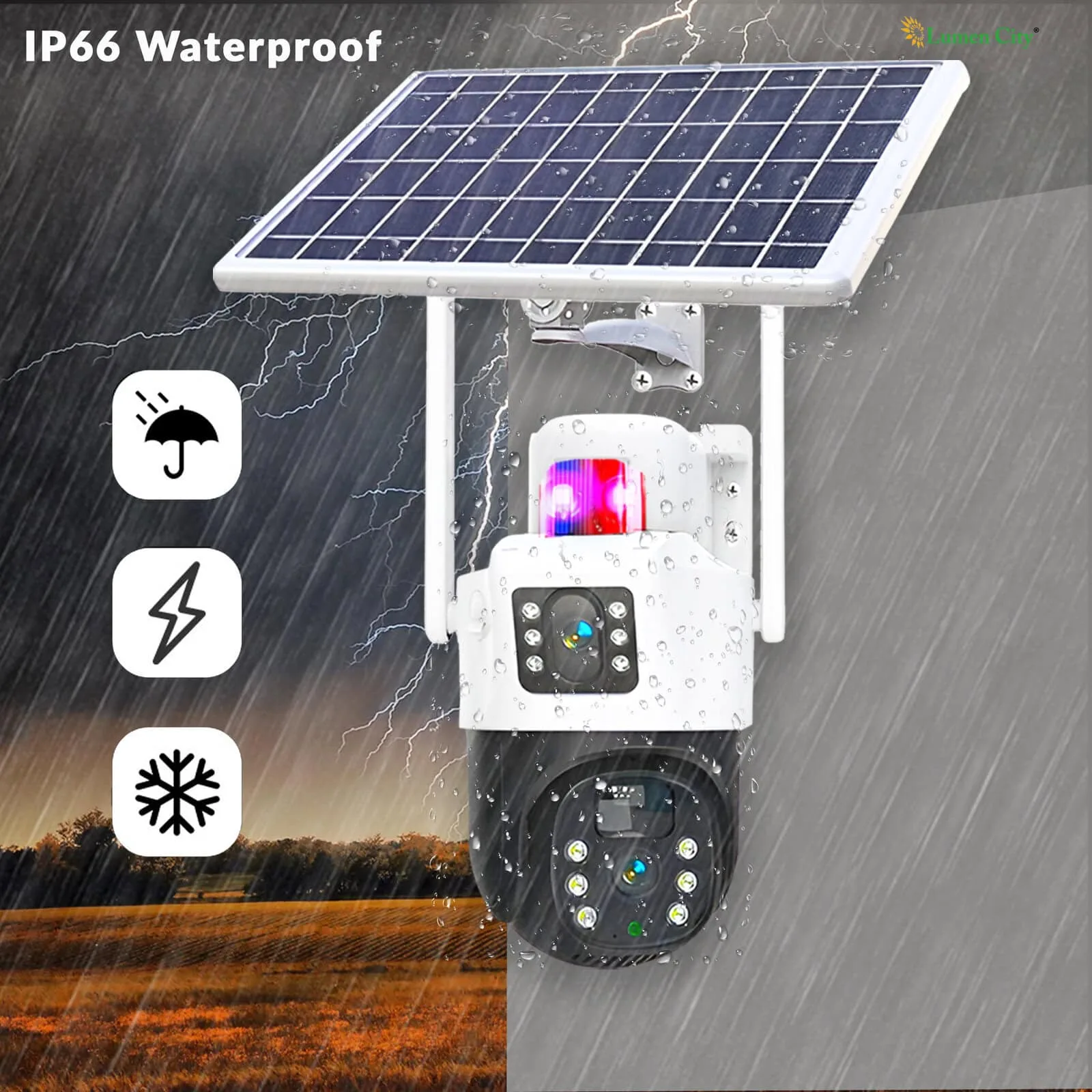 Solar CCTV Camera 4G Dual – 5MP+5MP | 5-7 Days | 256GB - Image 6