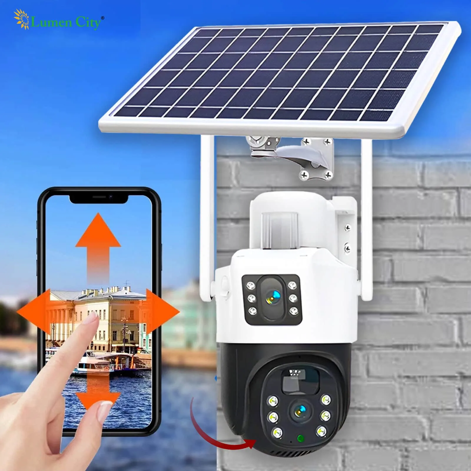 Solar CCTV Camera 4G Dual – 5MP+5MP | 5-7 Days | 256GB - Image 8
