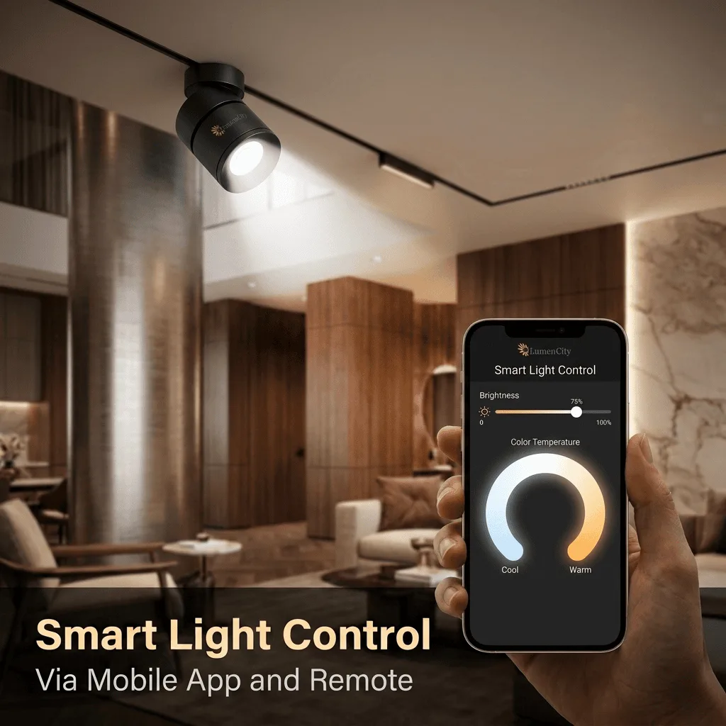 Rotatable Cylinder Magnetic smart light controlled Via Mobile App