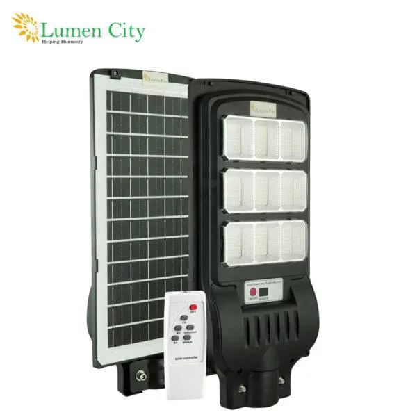 12W All-in-One Solar Street Light – IP65, 1-Night Backup, 576 EPISTAR LED 2835, 15Ah LiFePO4 Battery, Radar Sensor, Colony Road Lighting India
