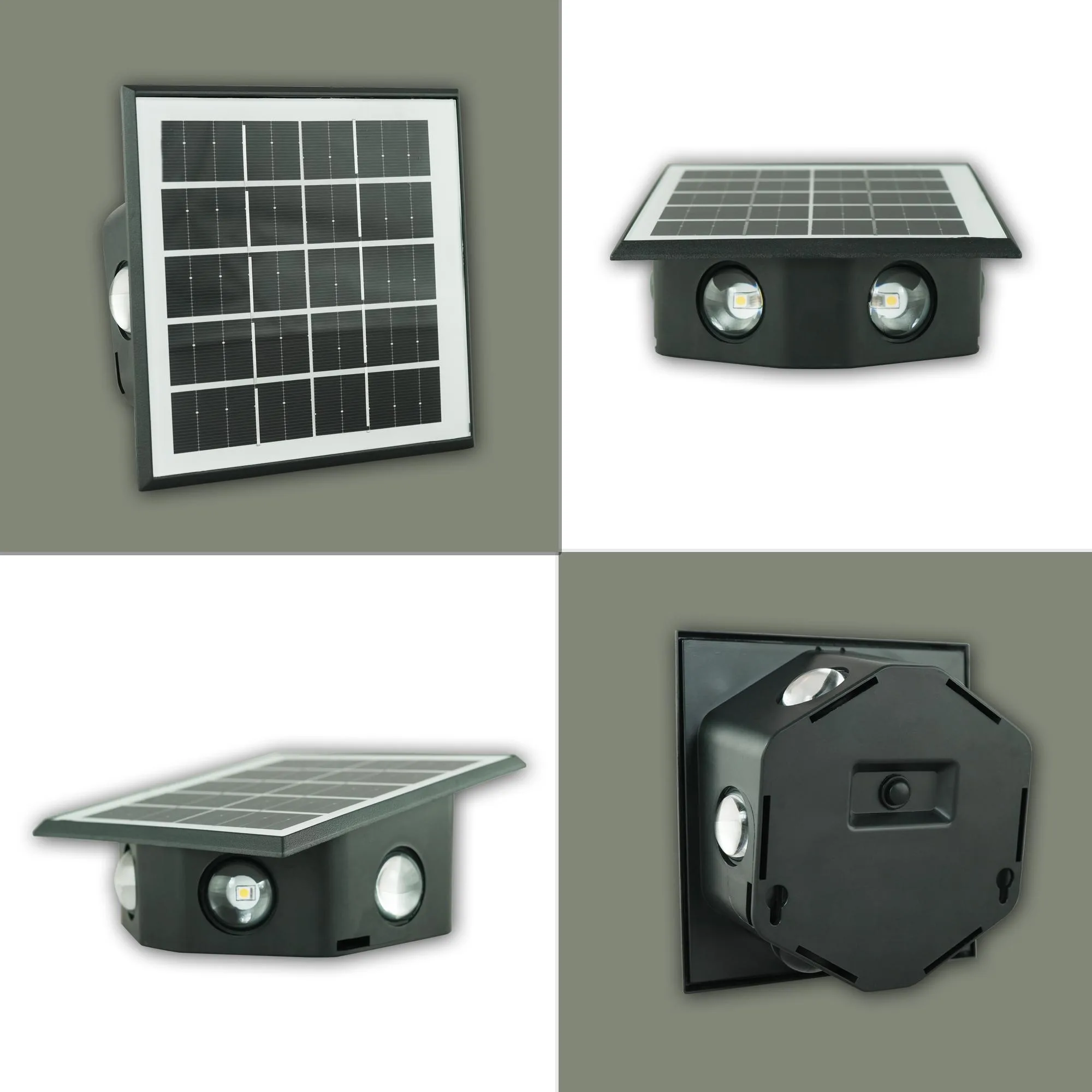 Solar Garden Wall Light 6 Way Star – Warm White | 8-12Hr - Image 5