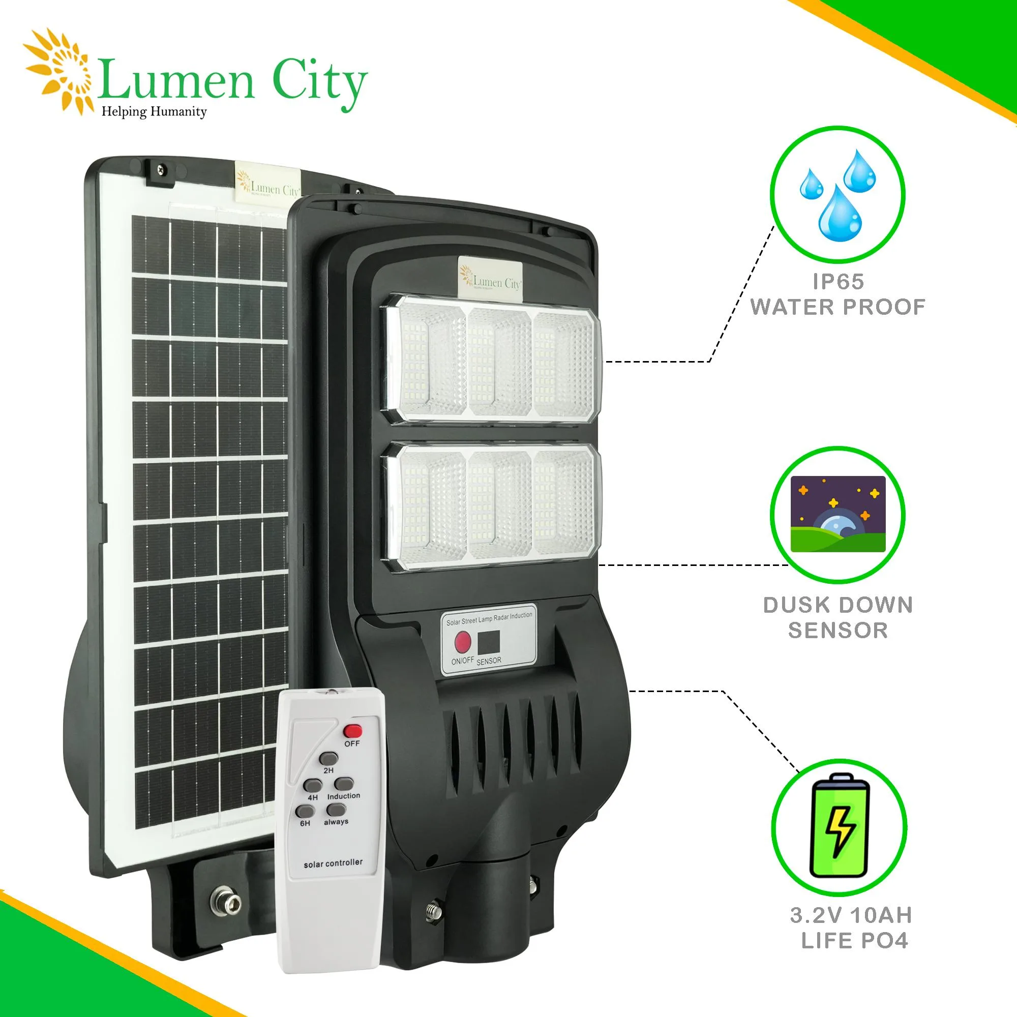Home Guard Lite 8 Watt Solar Street Light - Image 2