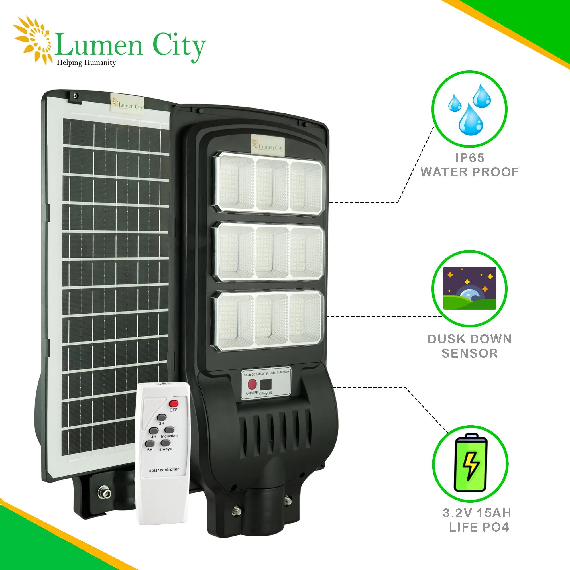 Home Guard Lite 12 Watt Solar Street Light - Image 3