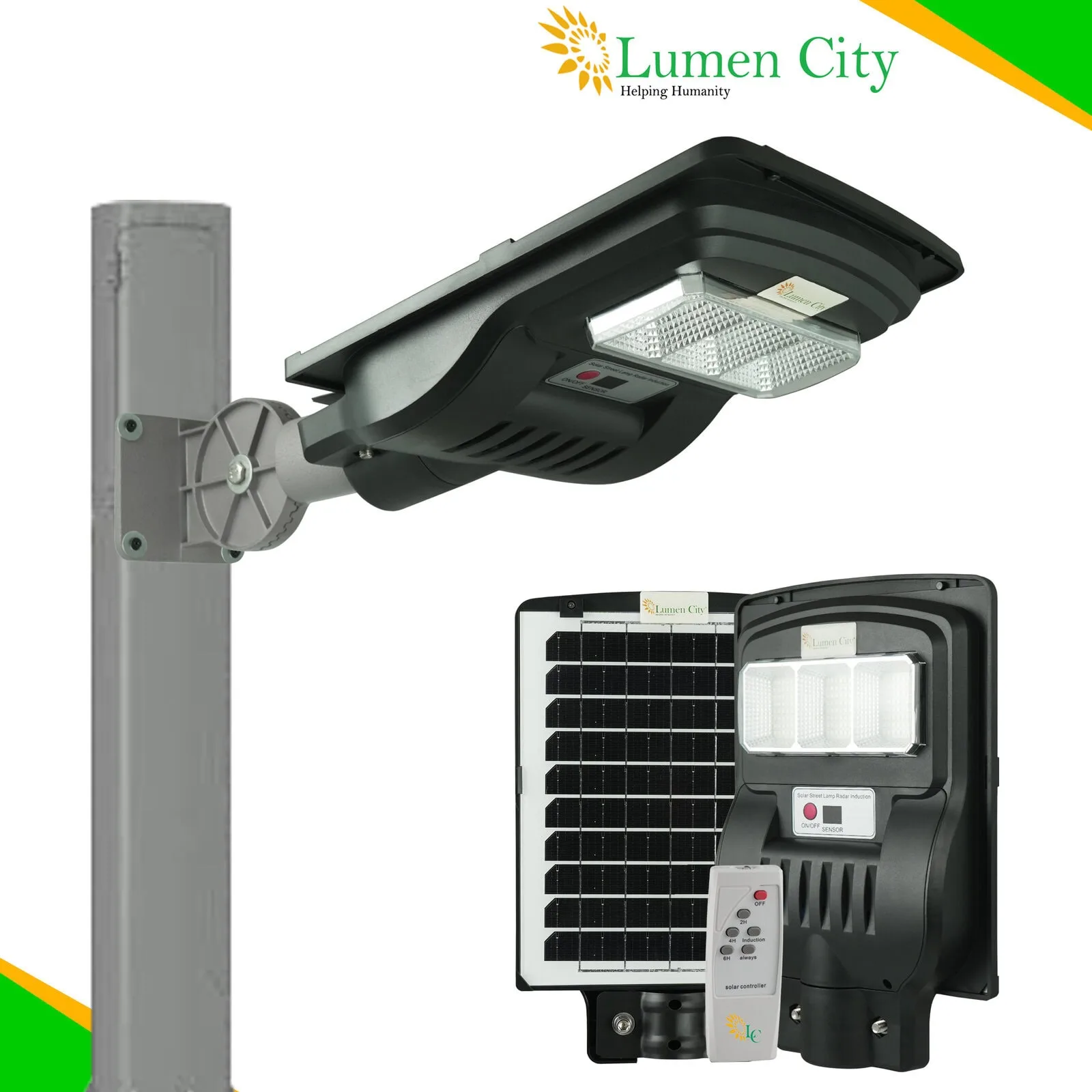 4W All-in-One Solar Street Light – IP65, 1-Night Backup, 192 EPISTAR LED 2835, 5Ah LiFePO4 Battery, Radar Sensor, Colony Footpath Lighting India