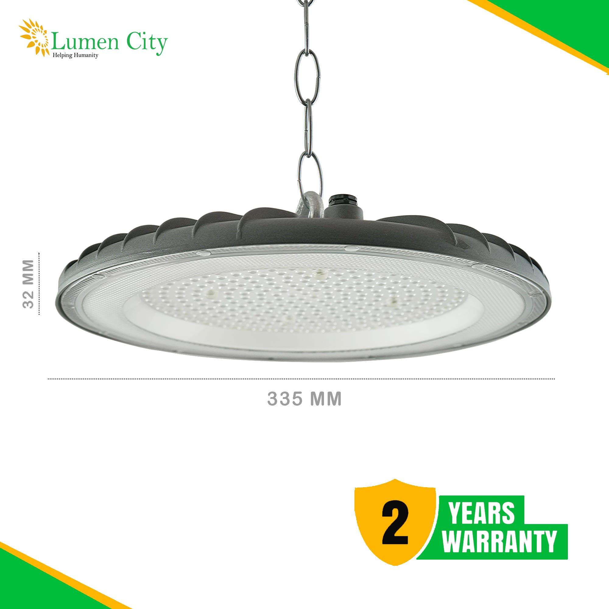 200W Slim UFO High Bay Light | 20000lm | Only 1.24kg | 120° | Cool White - Image 6