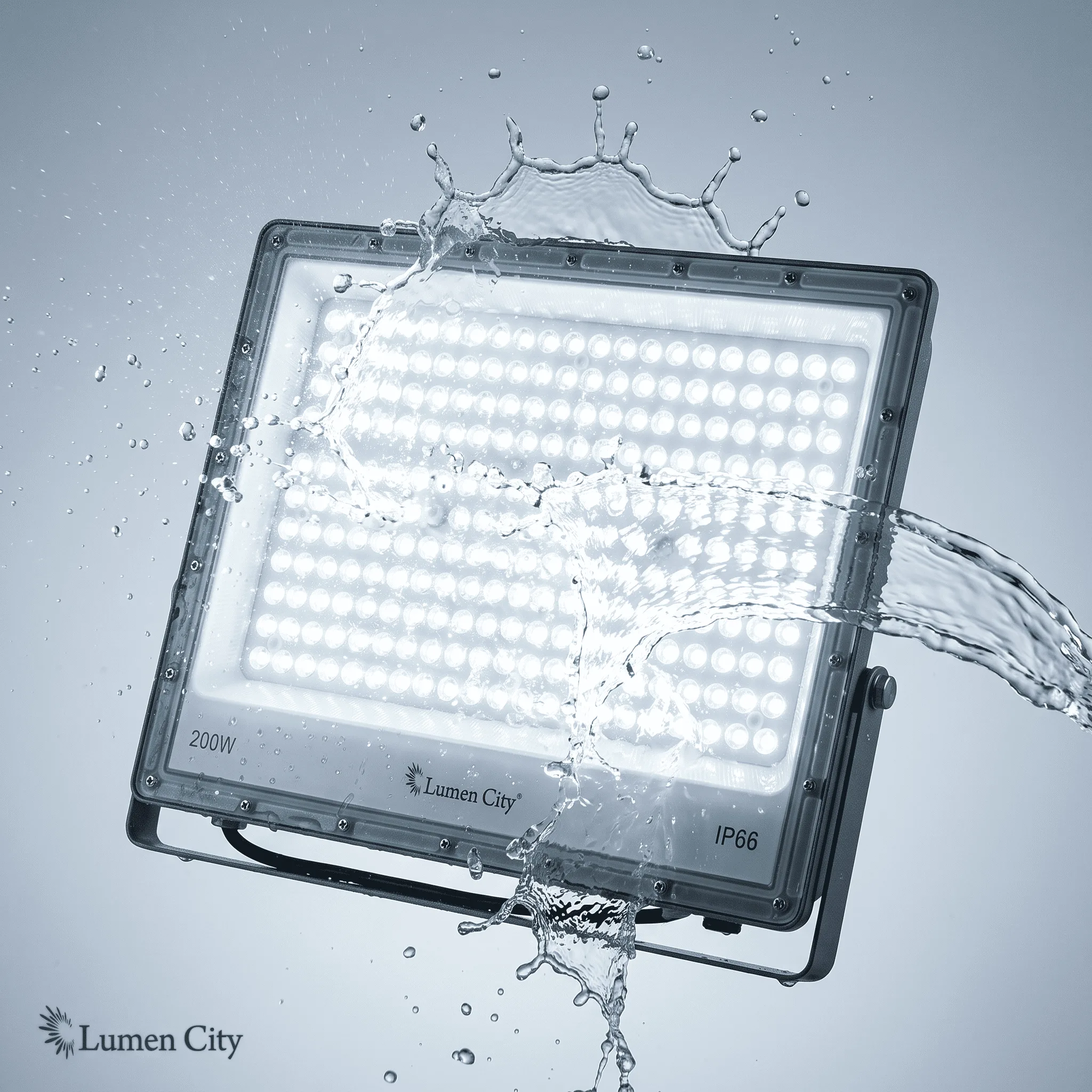 200W  | IP65 Rating | 24000 Lumens | Cool White | Slim Stadium Flood Light - Image 6