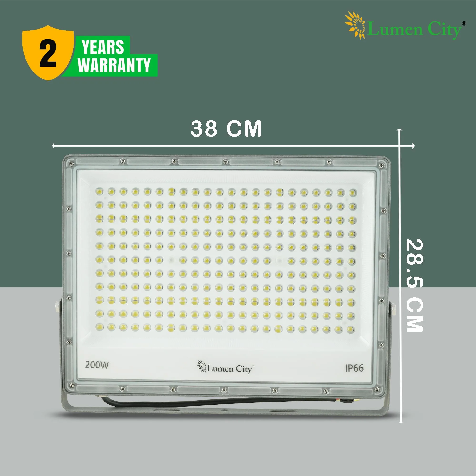200W  | IP65 Rating | 24000 Lumens | Cool White | Slim Stadium Flood Light - Image 4