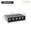 10W MAGNETIC SPOT ADJUSTABLE TRACK LIGHT_2