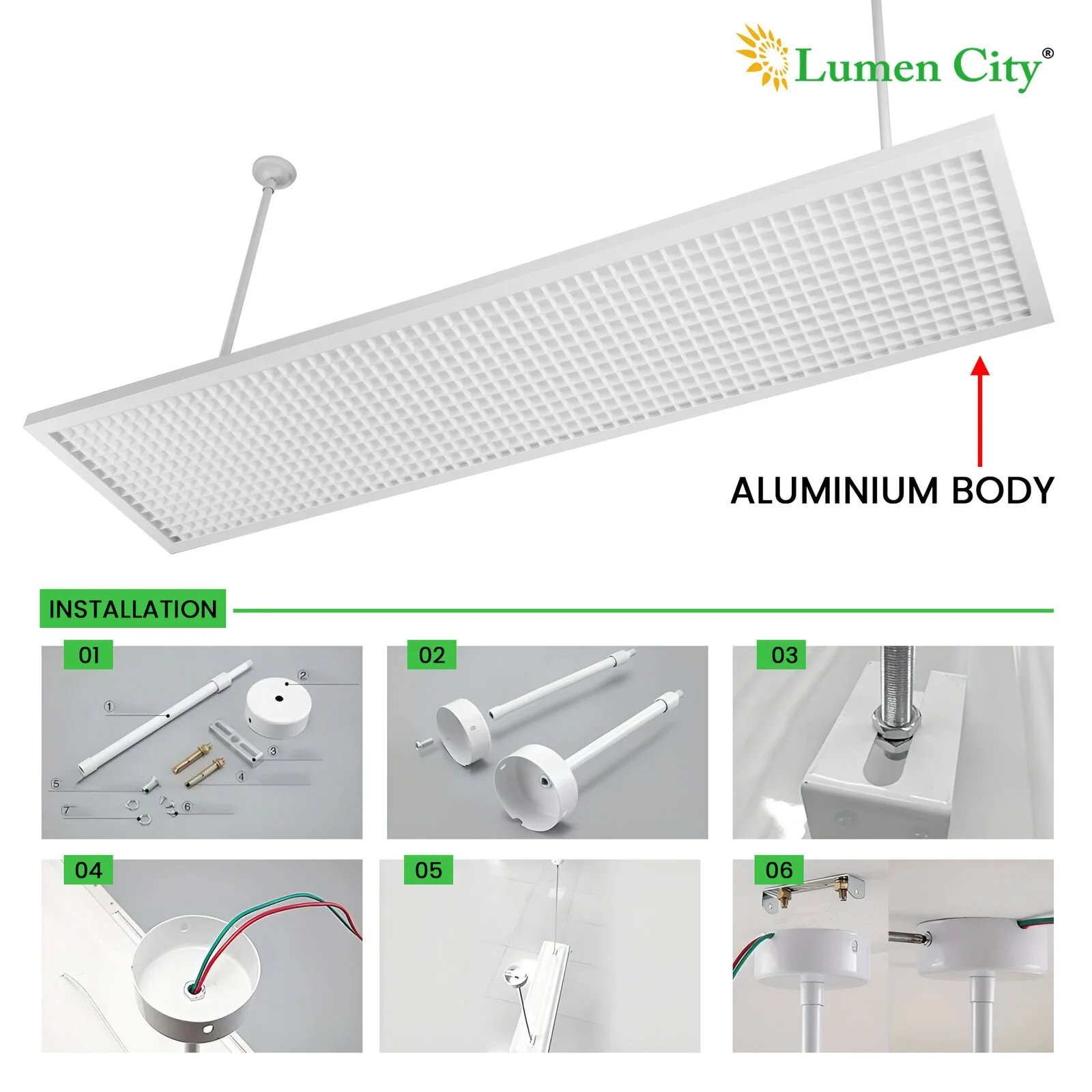 LED Sky Light Hanging Light | Anti-Glare | CRI 90+ - Image 5