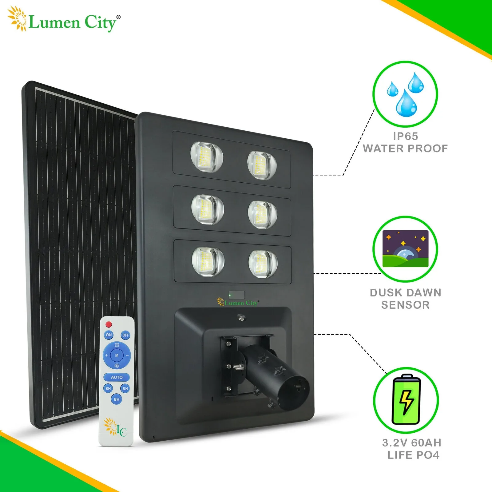 Highway Vista 38 Watt Solar Street Light - Image 6