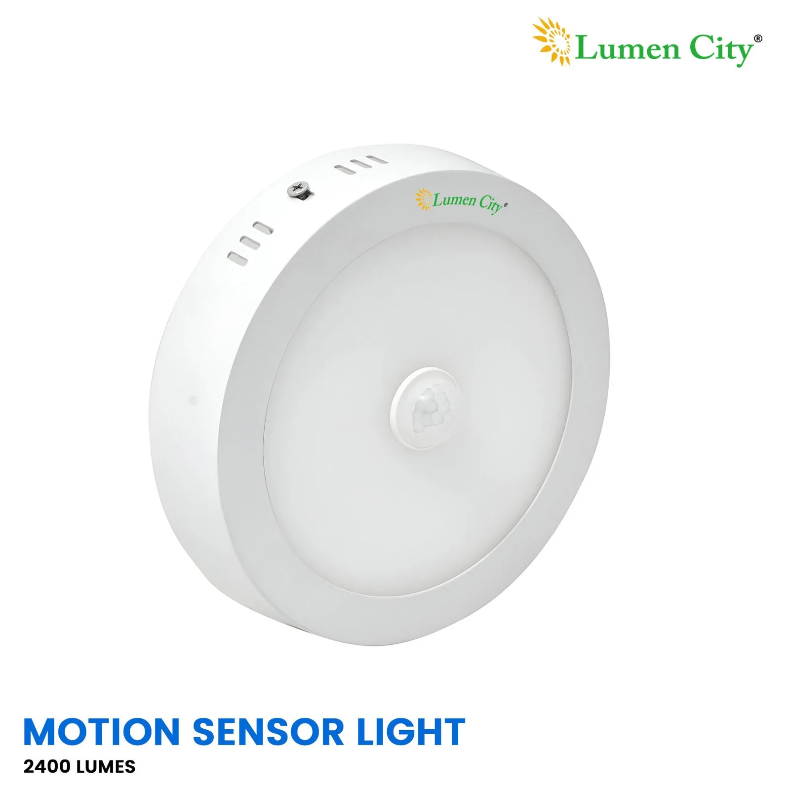 24W Motion Sensor LED Ceiling Light | Round | 2700K Warm White - Image 2