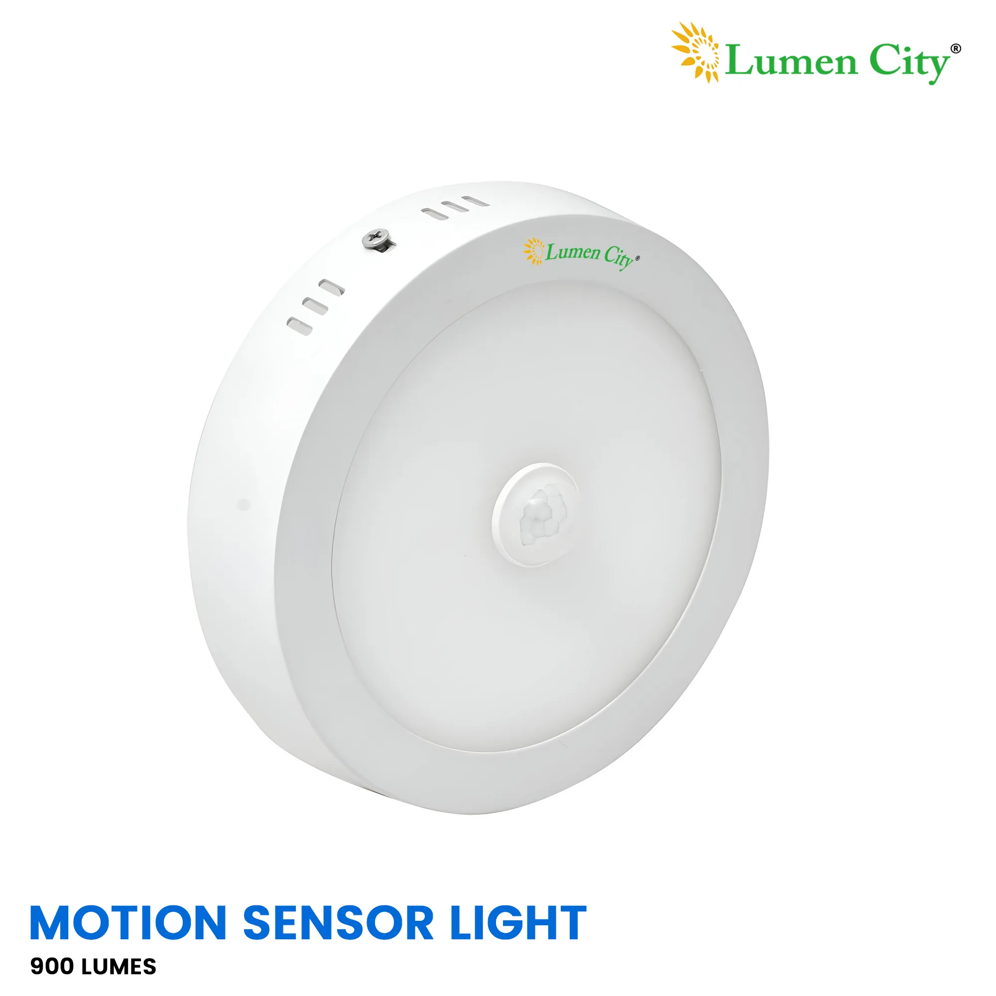 9W Motion Sensor LED Ceiling Light | Round | 6000K Cool White - Image 2