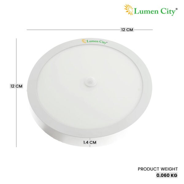 Motion Sensor Light Surface Mount | Circle | 12 Watt - Image 3