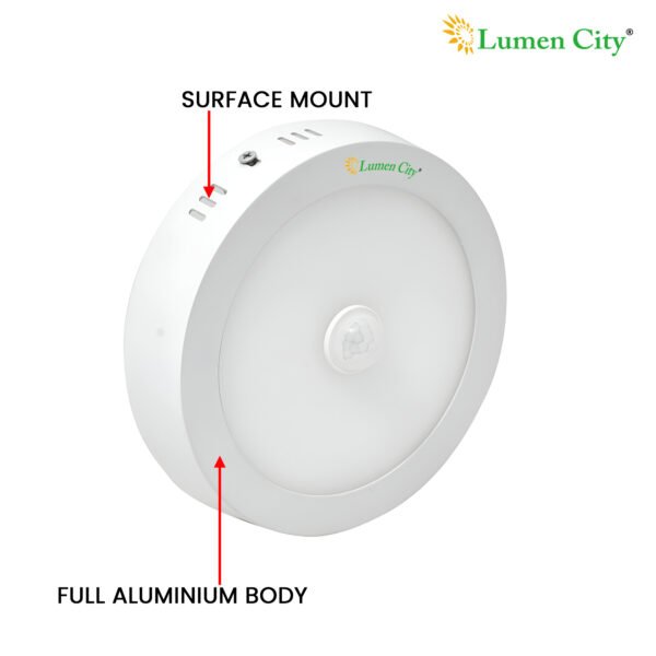 Motion Sensor Light Surface Mount | Circle | 12 Watt - Image 4