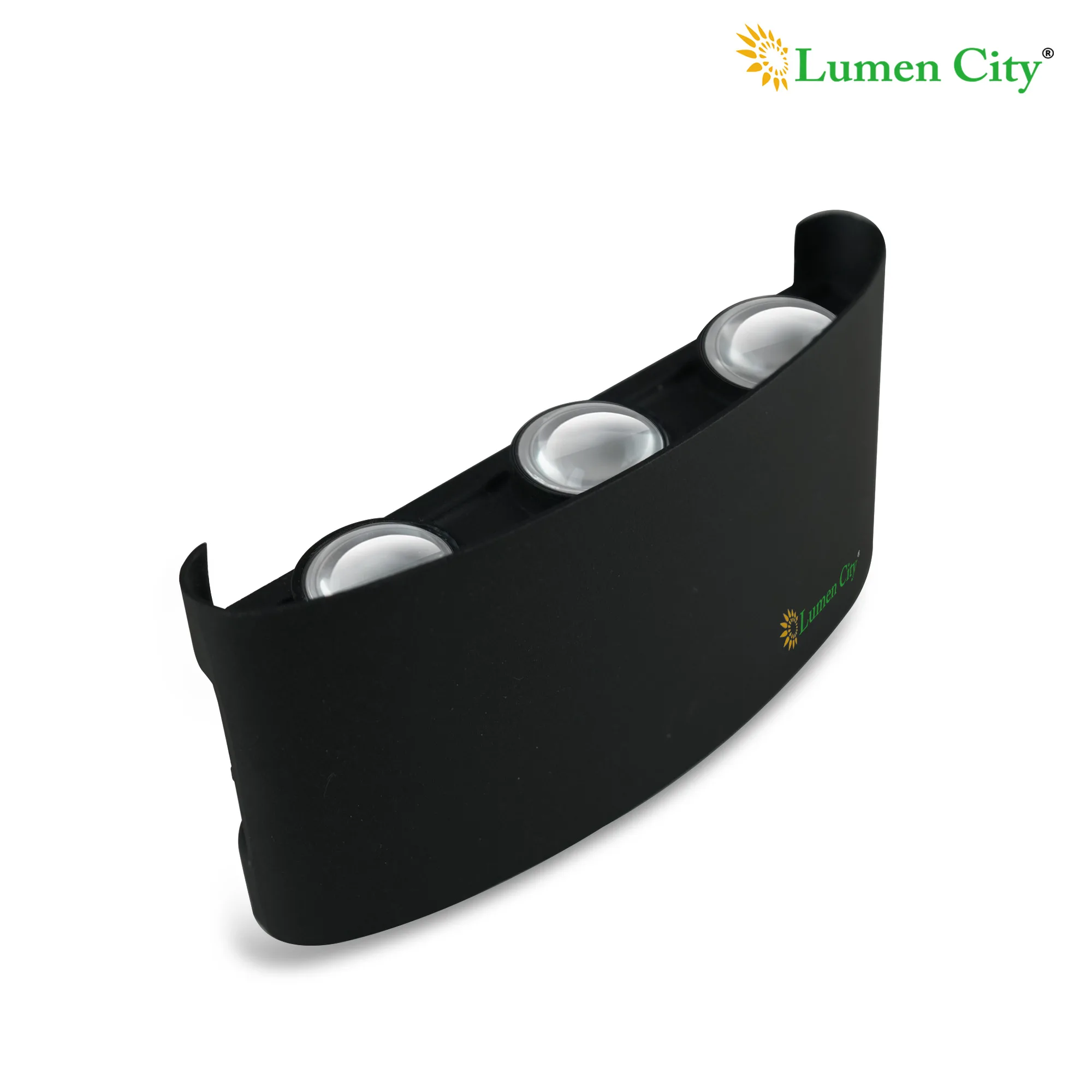 6 Lens Up Down Wall Light – 3+3 Beam | 180mm - Image 5