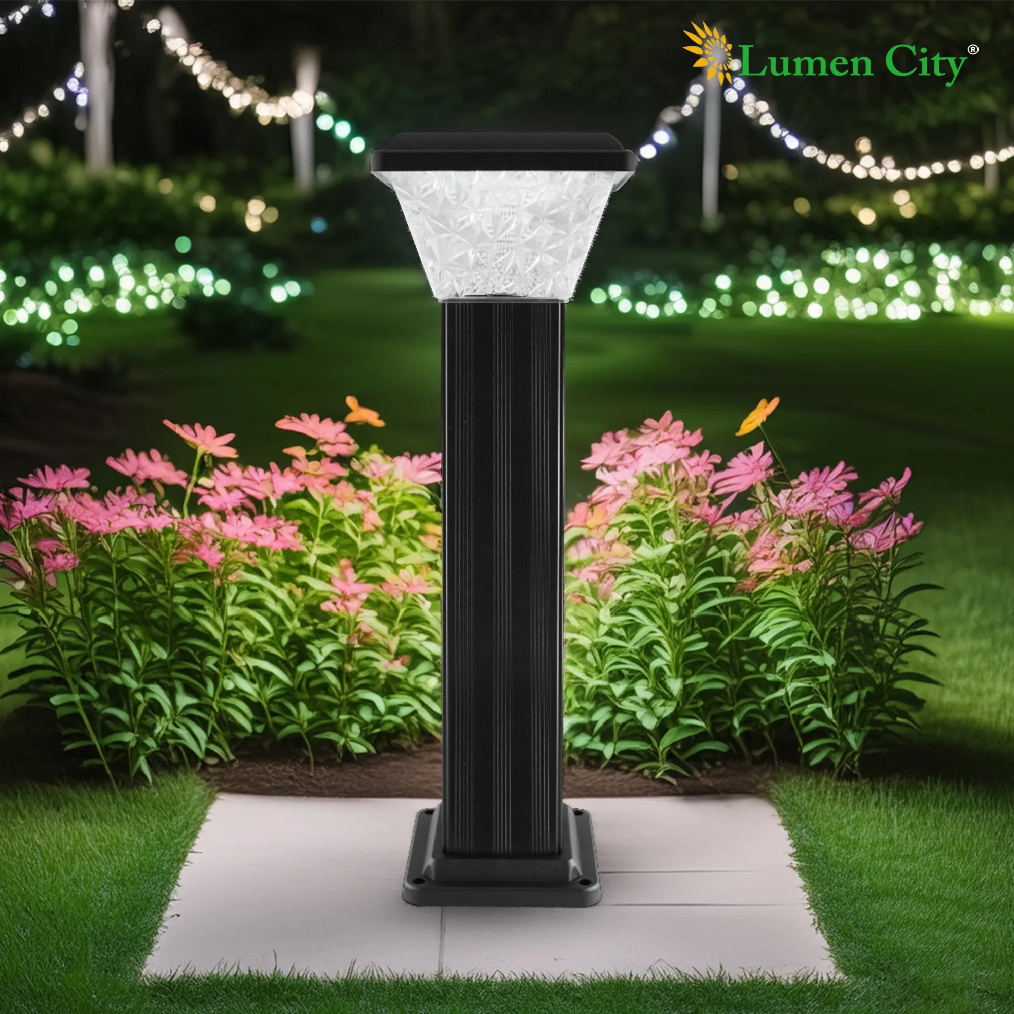 5W Solar Bollard Garden Light – 3-in-1 RGB | Remote | IP65 - Image 8