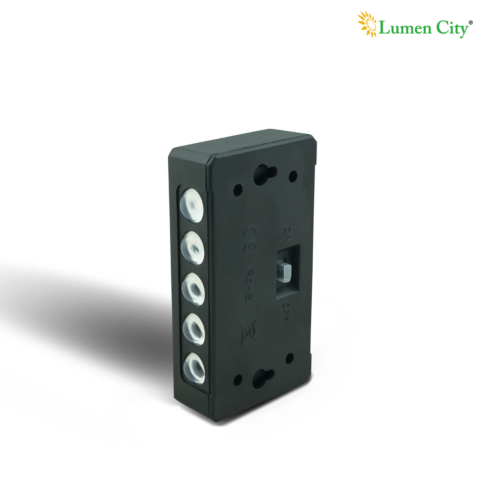 Solar Garden Wall Light – 10 LED Lens | IP65 | Auto On/Off - Image 2