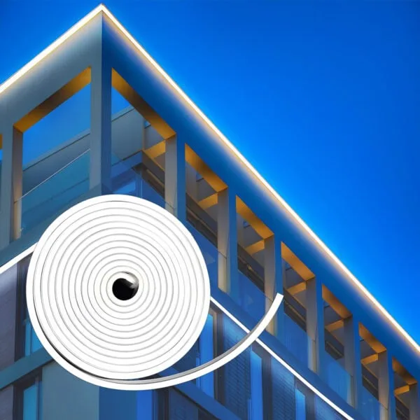 10 Meter Cool White LED Profile Light Strip – IP65 Waterproof | 24V