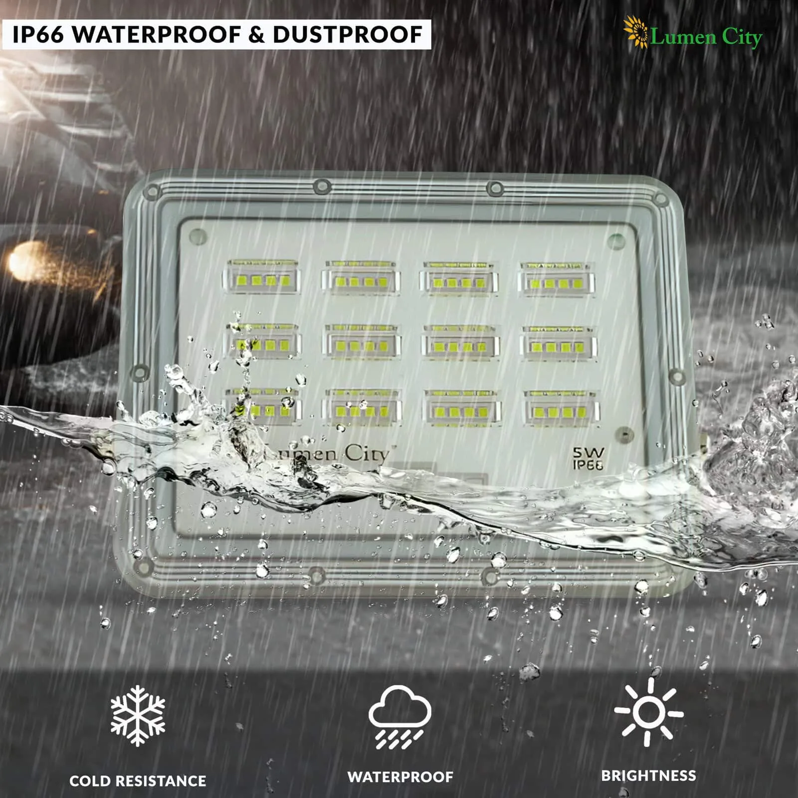 Home Guard 5W Solar Flood Light - Image 6