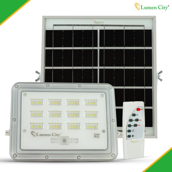 Solar Flood Light 5W | Remote Control | 4-6 Hr Backup - Image 5