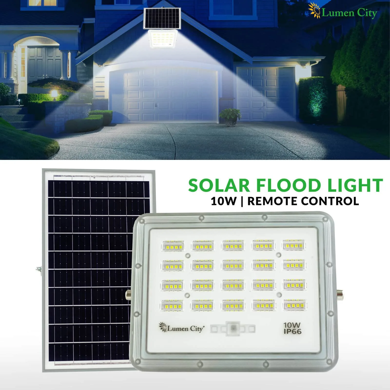 Home Guard 10W Solar Flood Light - Image 8