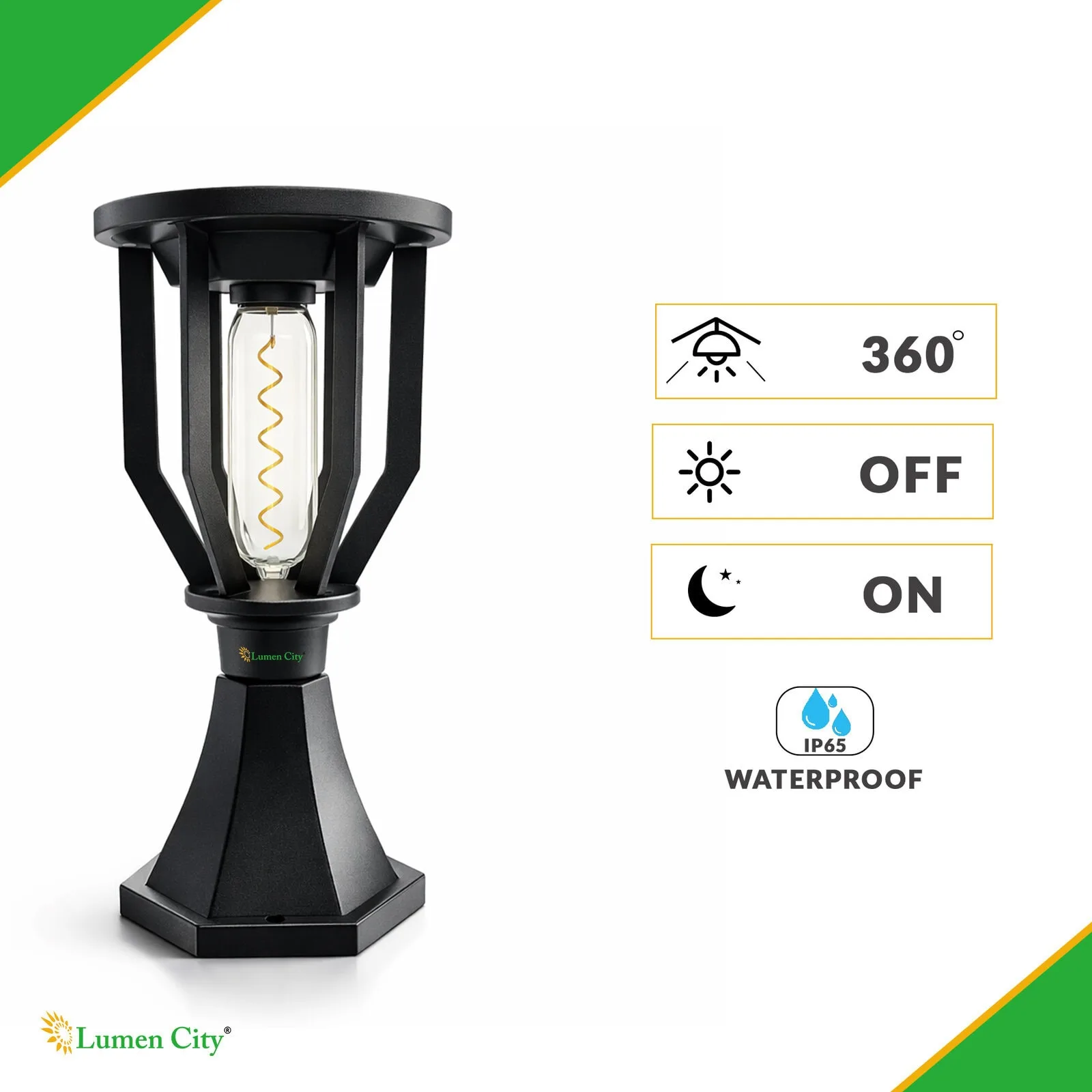 Solar Gate Pillar Light – Secret Model | Warm White | IP65 - Image 6