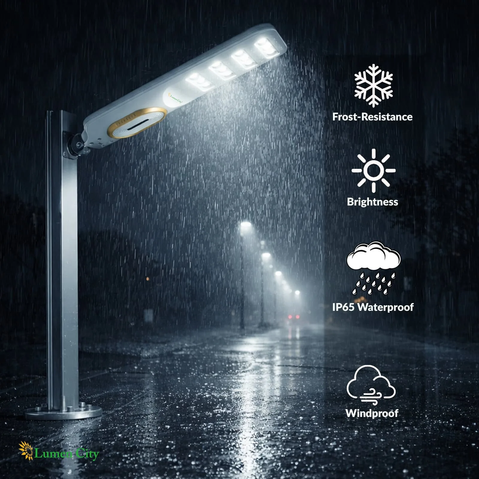 Estate Guard Elite 35 Watt Solar Street Light - Image 6