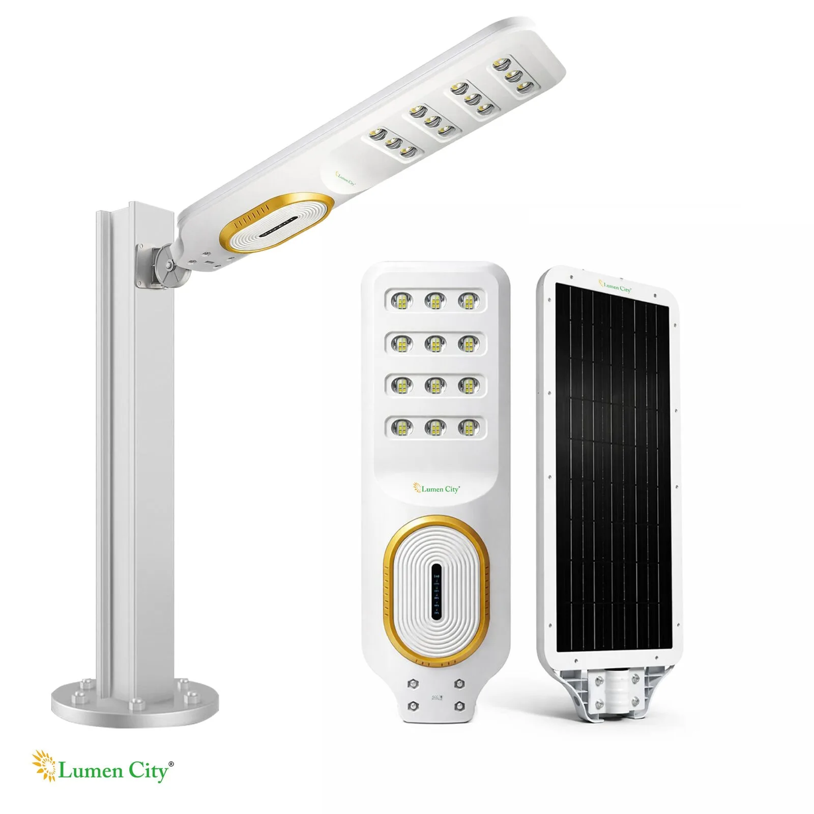 35W All-in-One Solar Street Light – IP65, 12Hr Backup, 72 LED 5054, 30Ah LiFePO4 Battery, Radar Sensor, Dusk to Dawn, Main Road Lighting India