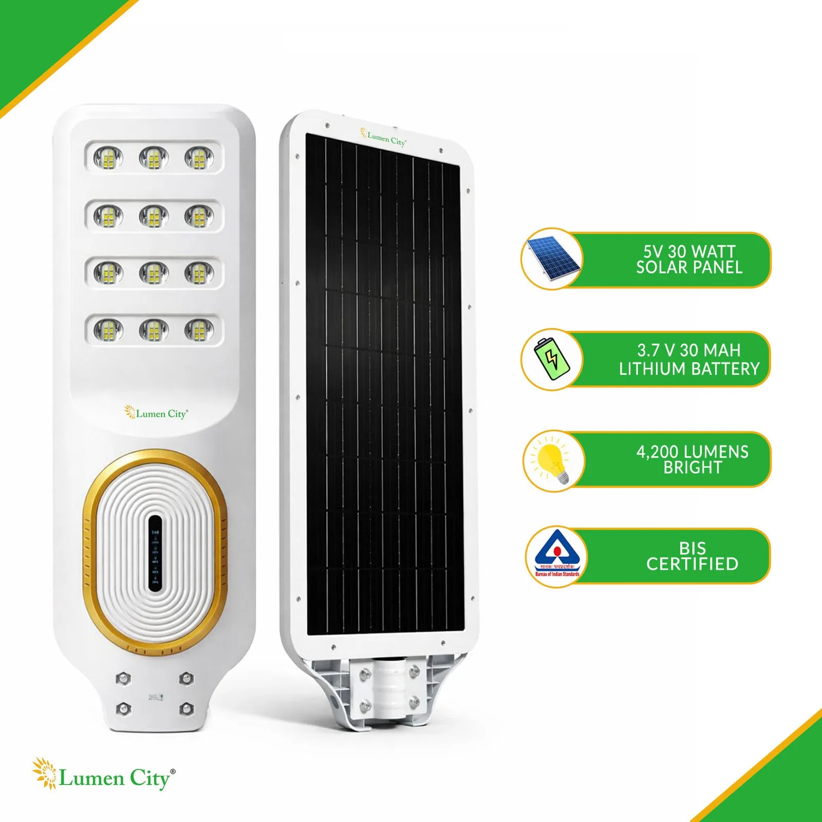 Estate Guard Elite 35 Watt Solar Street Light - Image 5