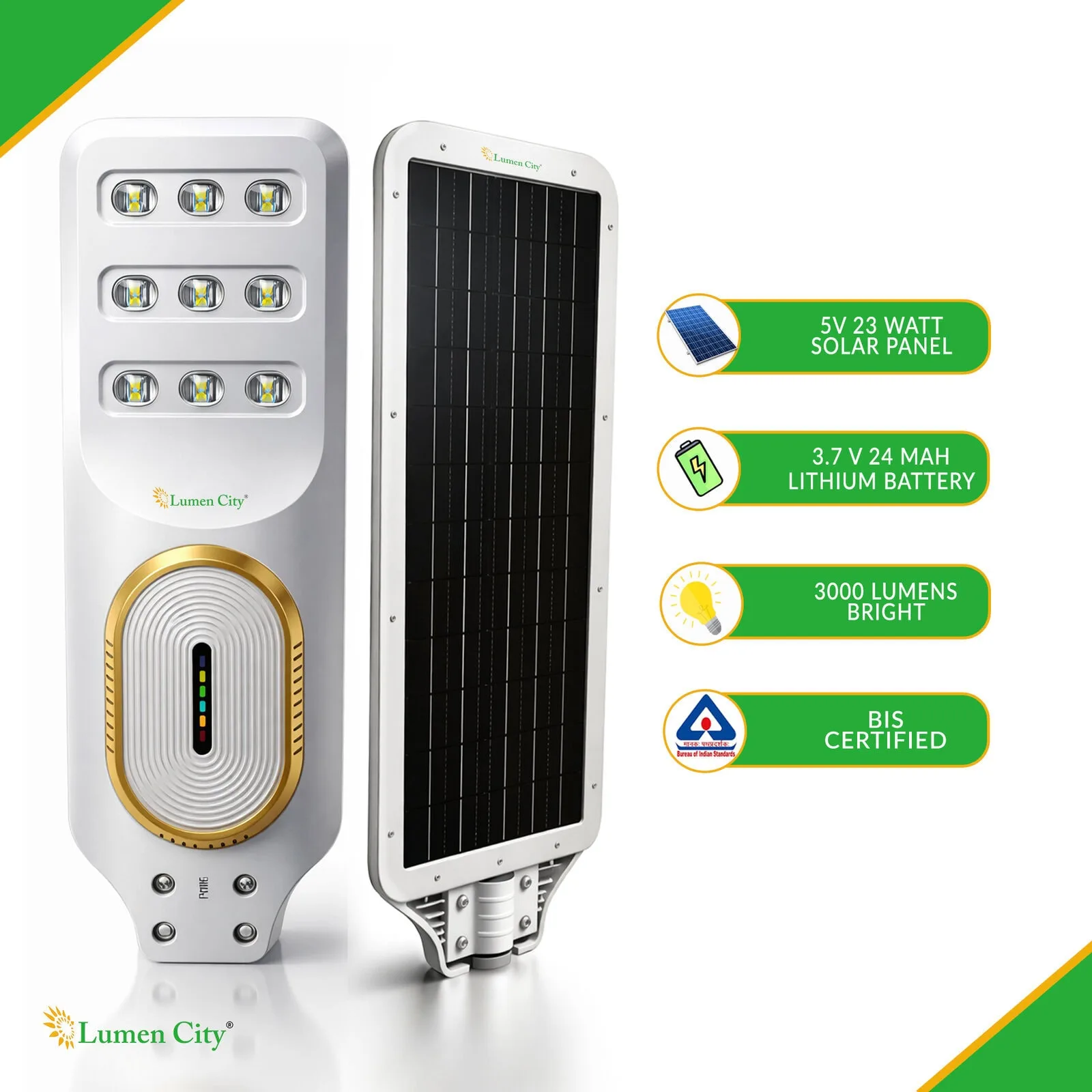 Estate Guard Elite 25 Watt Solar Street Light - Image 4