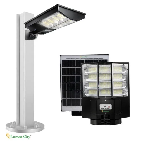 25W All-in-One Solar Street Light – IP65, 2-Night Backup, 576 LED 5730, 20Ah LiFePO4 Battery, Radar Sensor, Colony Road Lighting India