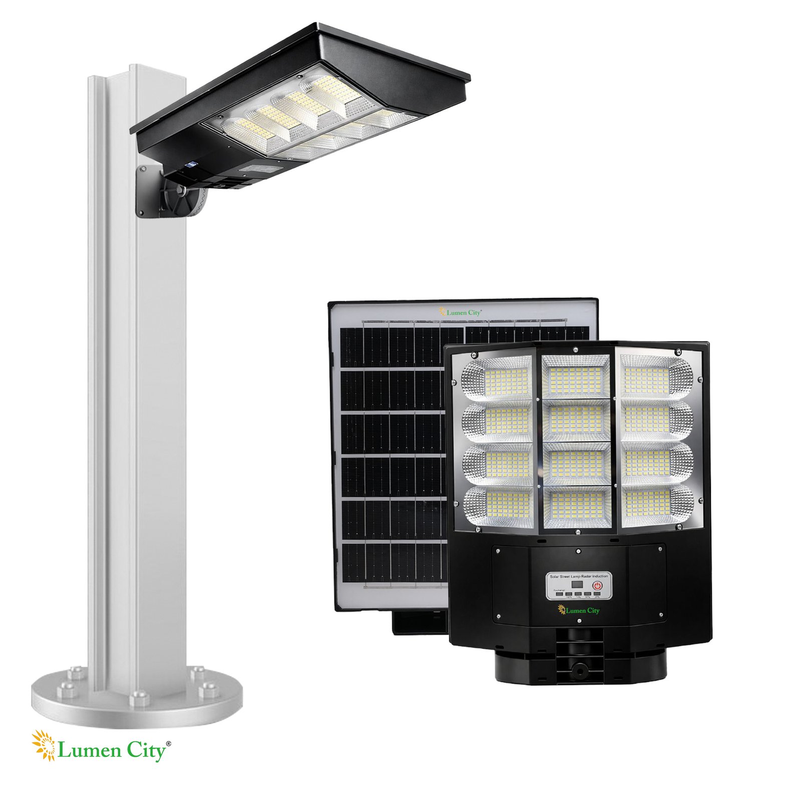 Solar Street Light 15W | Remote Control | 12 Hours Backup | 20000 mah Battery
