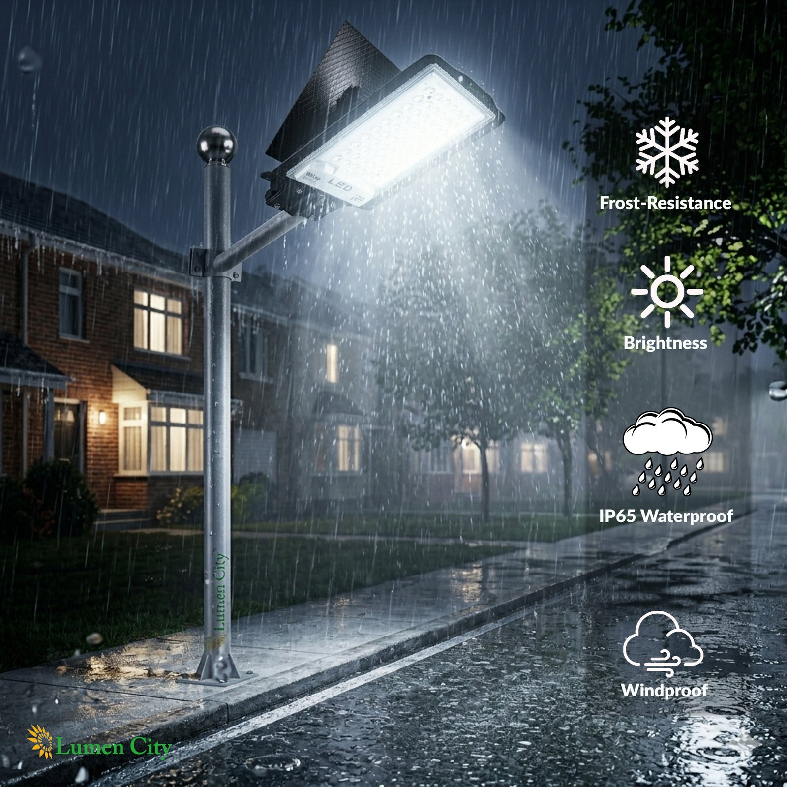 15W Solar Street Light – Adjustable Panel | 10Ah LiFePO4 | Remote Control - Image 9