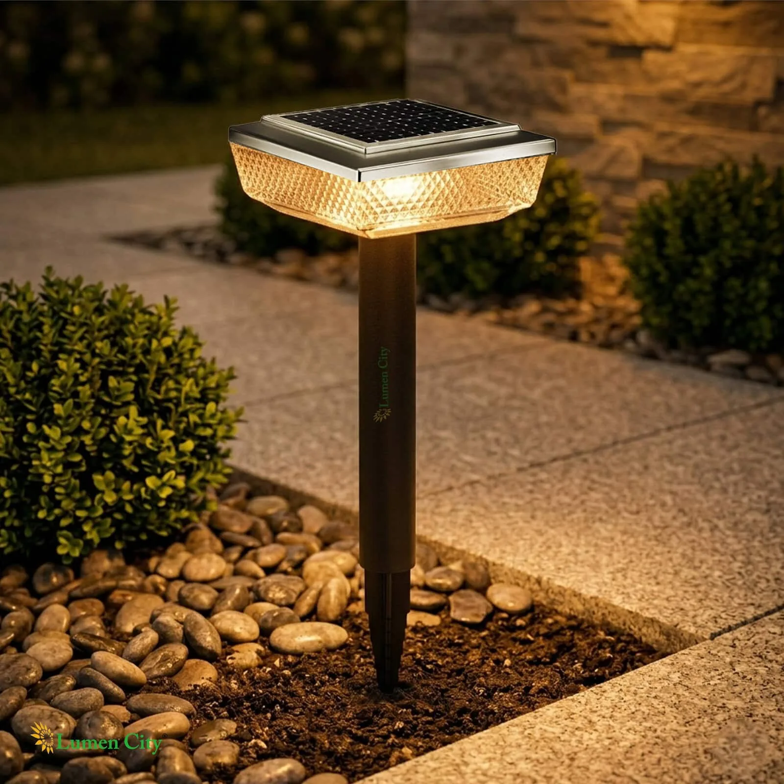 5W Solar Garden Light – 30 LED Warm White | IP65 | 8–12Hr Backup - Image 4