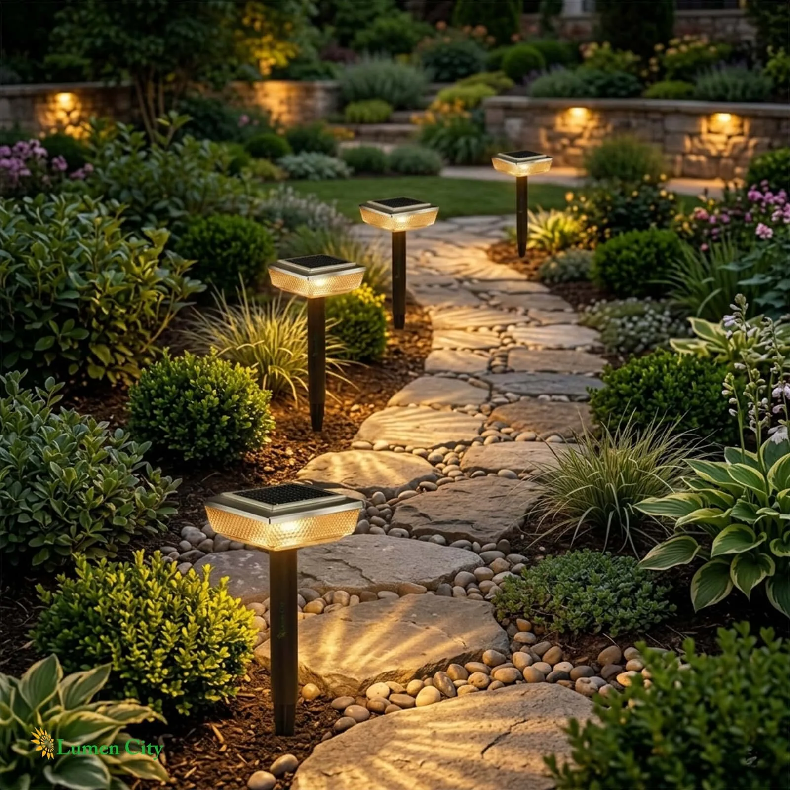 5W Solar Garden Light – 30 LED Warm White | IP65 | 8–12Hr Backup - Image 5