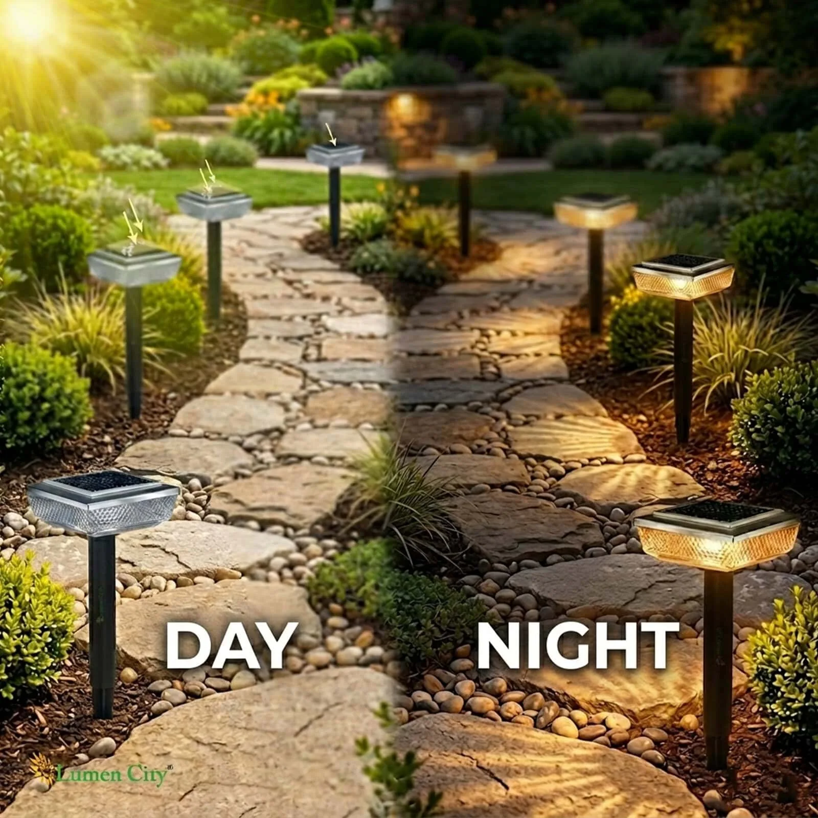 5W Solar Garden Light – 30 LED Warm White | IP65 | 8–12Hr Backup - Image 7