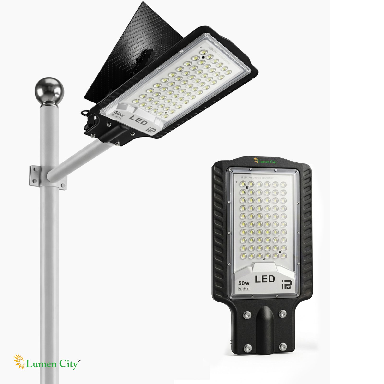 10W All-in-One Solar Street Light - Adjustable Monocrystalline Panel, 5Ah LiFePO4 Battery, 12Hr Backup, IP65, Remote Control, Colony Road India