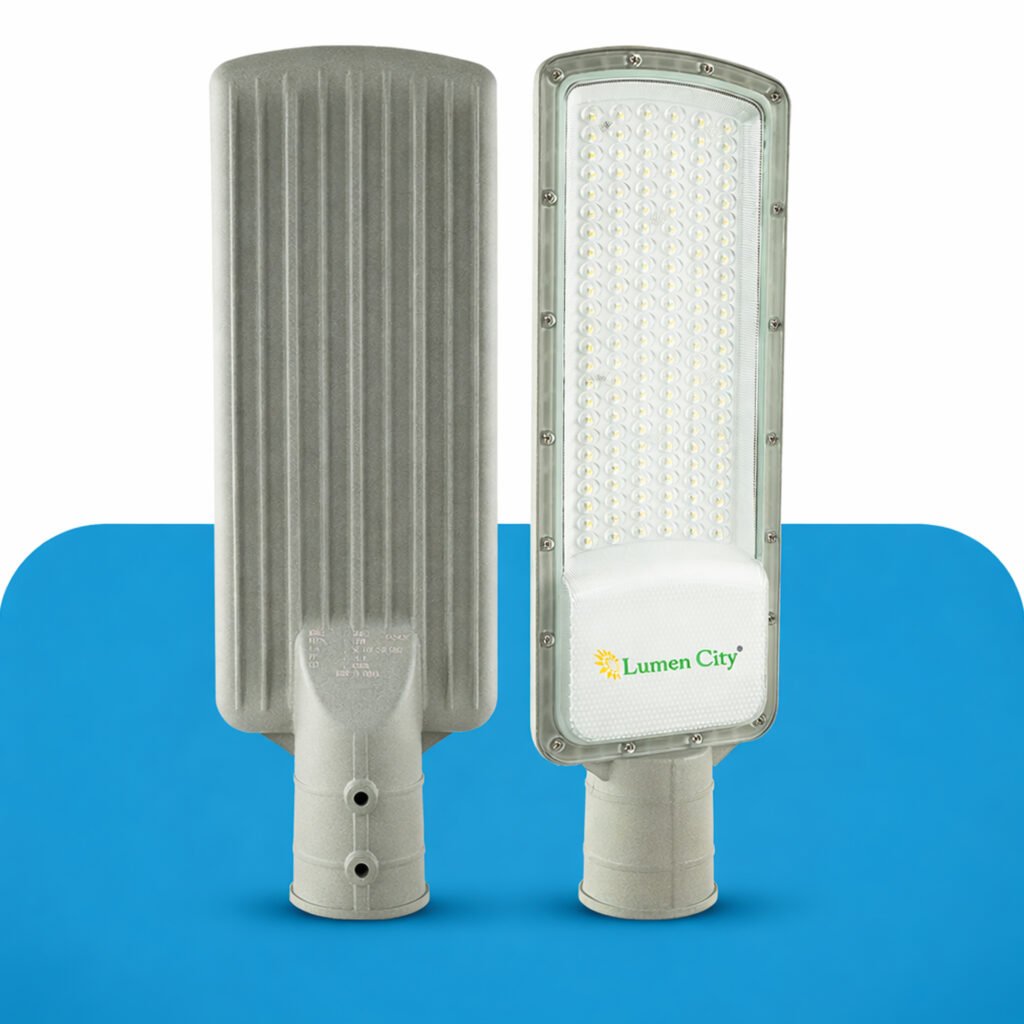 LED street light with high brightness LEDs, outdoor waterproof street lighting solution for roads, societies and highways