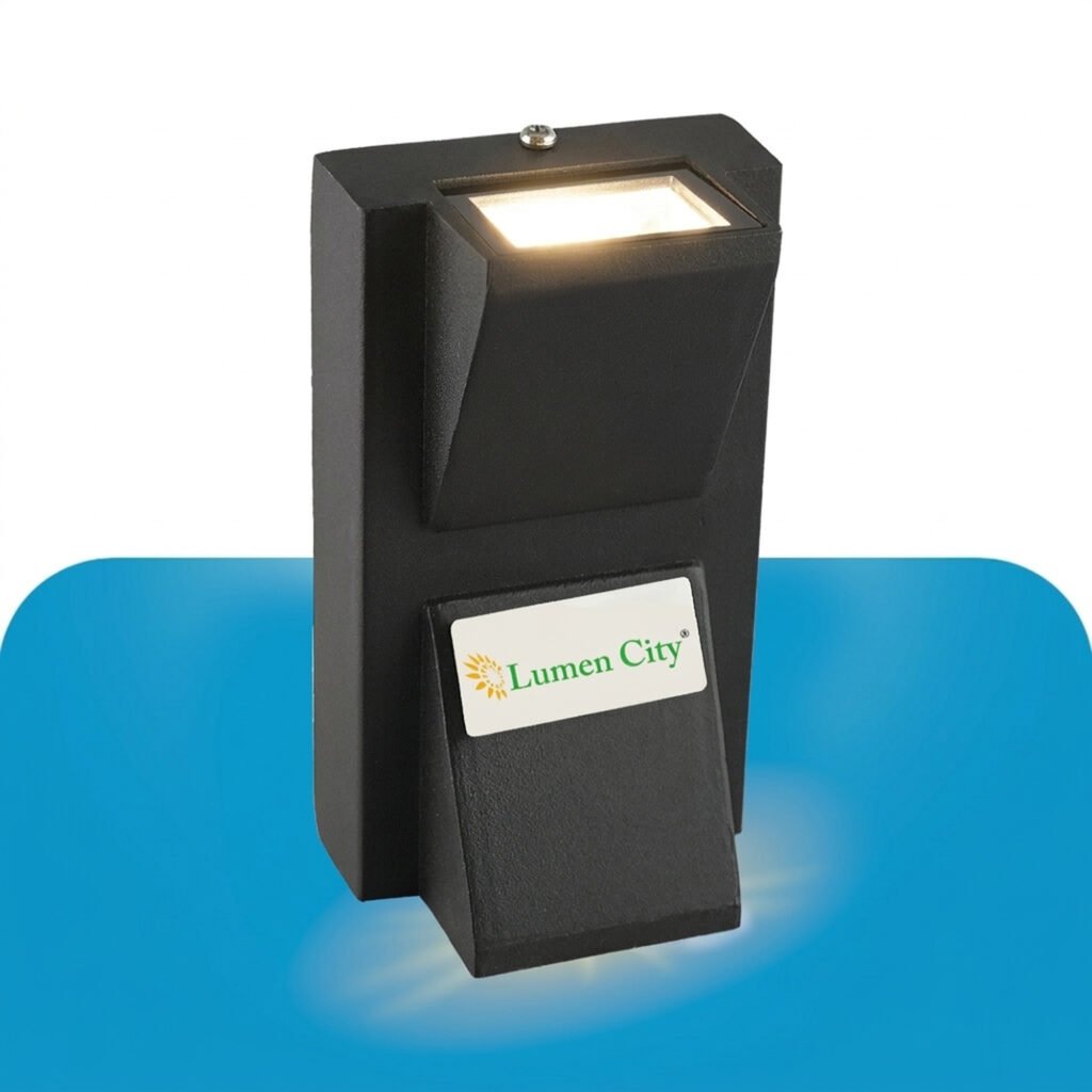 modern LED up down wall light for outdoor facade lighting, waterproof wall mounted light for home exterior and architectural lighting