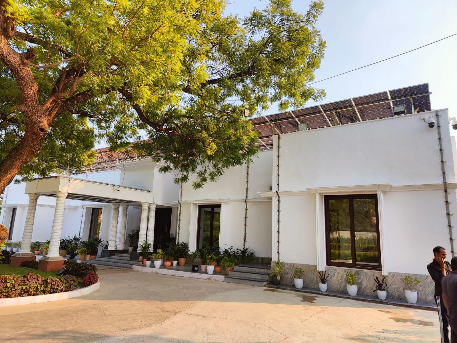 Solar Rooftop Installed By Lumencity at Delhi Chief Ministers Residence 1