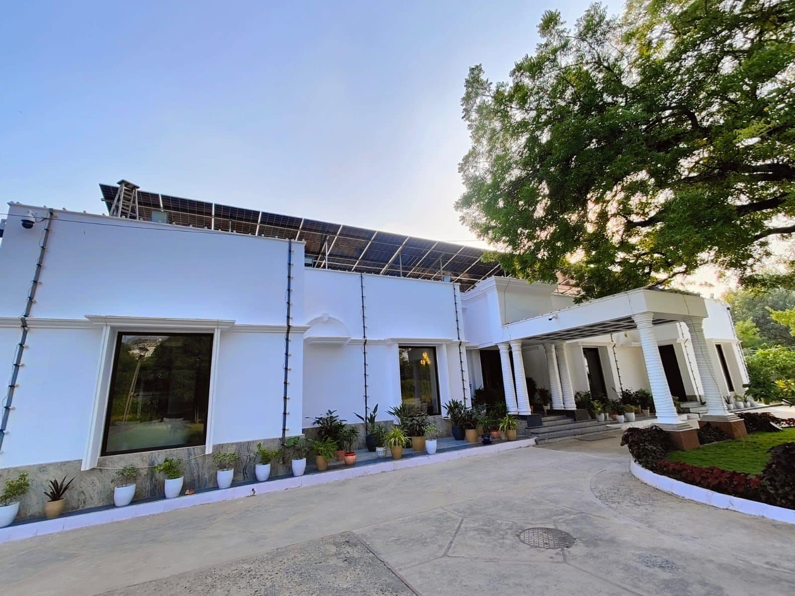 Solar Rooftop Installed By Lumencity at Delhi Chief Ministers Residence 4