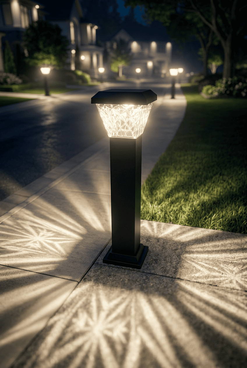 Solar garden lights mobile banner