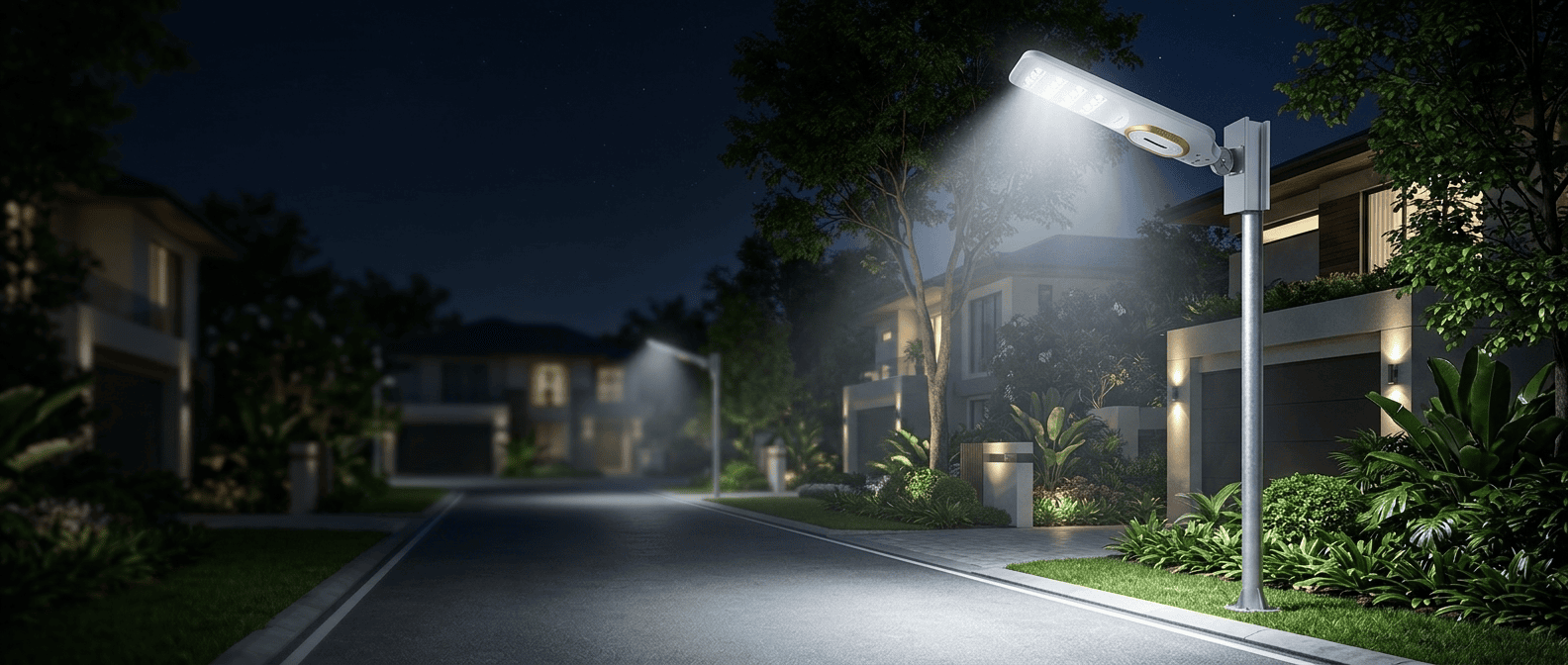 Solar Street Lights Installed
