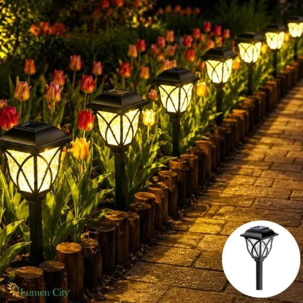 Solar Decorative Garden Light | IP65 | Pack of 6